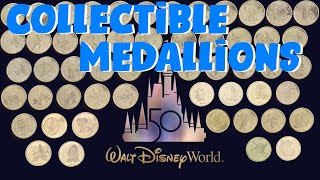 WDW 50th Anniversary Collectible Medallions | Complete Set