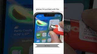 Iphone 14 lcd test with fire💥🔥 | mr error