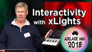 Light show interactivity with a midi keyboard - 2018 Adelaide Mini