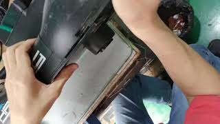 How to assemble the gear box for the GPS HELMSMAN trolling motor?