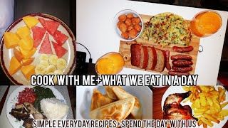 COOK WITH ME::WHAT WE EAT IN A DAY+SPEND THE DAY WITH US+ BREAKFAST LUNCH&DINNER IDEAS+VLOGMAS DAY14