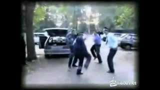 Crazy police dancing in Russia