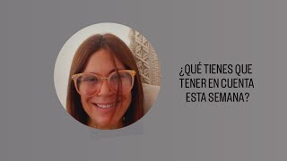 QUÉ TIENES QUE TENER EN CUENTA ESTA SEMANA-LECTURA DE TAROT