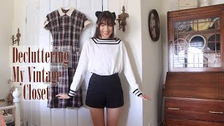 Decluttering My Vintage Closet - It Took 3 Days! | Carolina Pinglo