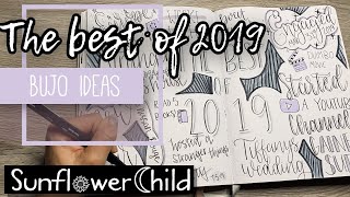 Bullet journal spread ideas  - best of 2019