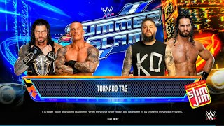 Randy Orton & The Big Dog Vs Kevin Owens & Seth Rollins - Tag Team Tornado Match | WWE 2k24