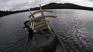 Taking out the trash and story time. Camp Lost Lake