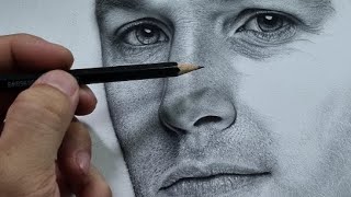 Realistic Skin-Tone Shading! Pencil Portrait Drawing Tutorial in Real-Time