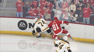 NHL 24 Broken Glass Hits (Both Illegal)