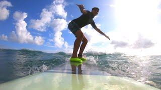 Kahu Surf School Surfing improves your balance