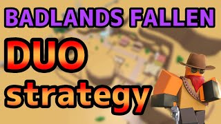 ROBLOX TDS DUO BADLANDS FALLEN STRATEGY 2022