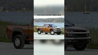 The evolution of the Chevrolet Colorado body! #short #shorts #car #evolution #chevrolet #colorado