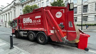 Biffa 2018 22 ton Dennis Elite 6 with a 6x2 chassis with Terberg Beta bin lifts