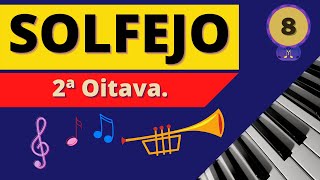 Solfejo - Exercício 8 - 2ª oitava (parte 2)