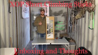 XOP short climbing sticks - unboxing and thoughts