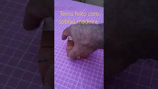 Tetris com sobras de madeira, vídeo completo com passo-a-passo no canal. #madeira #woodworking