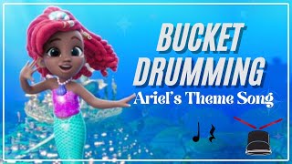 Ariel's Theme Tune Disney Jr / Bucket Drumming Play Along / Rhythm Play Along