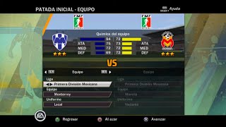 FIFA 11 (PS2) Gameplay - Monterrey vs Monarcas Morelia