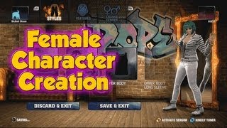 The Hip Hop Dance Experience - Female Character Creation / Wardrobe Mode