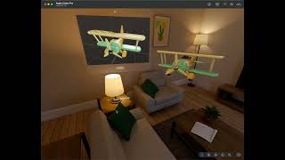 Apple Vision Pro   Hit Button and Show a 3D Object