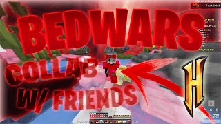 HYPIXEL BEDWARS YOUTUBER COLLAB **(INSANE GAMEPLAY)** W/Friends