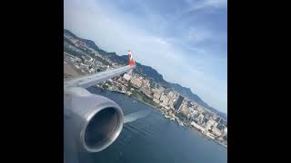 Decolando no Rio a bordo do Boeing 737-800 da GOL!!