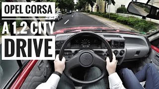 Opel Corsa A 1.2 (1991) - POV City Drive (60FPS)