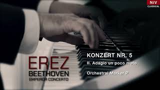 Tzvi Erez plays Beethoven: Emperor Concerto: 2. Adagio un poco moto (Audio+Orchestra Markers) (2/3)