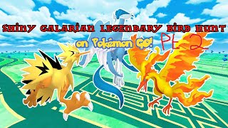 My Hunt for the Shiny Galarian Birds on Pokémon Go | Part 2