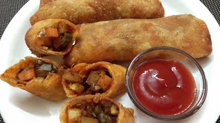 Veg Spring Rolls | Crispy Veg Rolls | Easy Snack Recipe | Veg Rolls Recipe in Telugu | Havisa Food