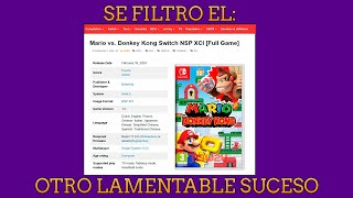 NOTICIA SE FILTRO EL MARIO VS DONKEY KONG....  Y SIGUEN LOS DEGENERADOS