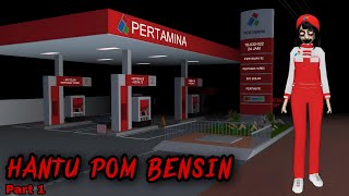 Yuta Dan Mio Bertemu Hantu Di Pom Bensin Pertamina PART 1 || Sakura School Simulator