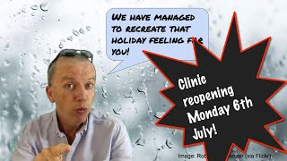 Clinic reopening Monday 6th July!