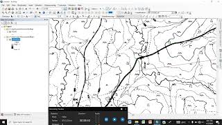 How to Geo-reference and recreate a topo map in Arcgis