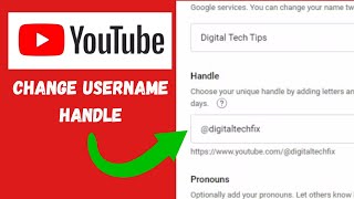 How to Change YouTube Username (Laptop/PC) 2024