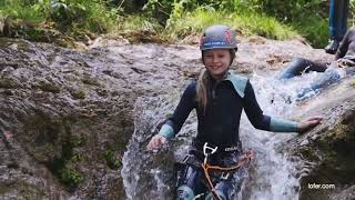 Canyoning mit Kindern im Salzburger Saalachtal