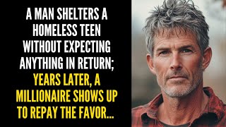 A Man Shelters a Homeless Teen, and Years Later a Millionaire Appears at His Door...