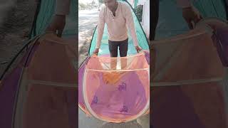 Amazinghind  Kolar single bed mosquito net folding method | machardani fold karne ka tarika #net