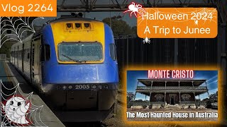 Sydney Trains Vlog 2264: Halloween 2024 🎃 Junee Trip - The Most Haunted House in Australia