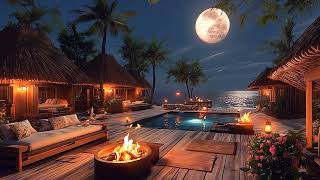 Relaxing Night Beach Ambience ASMR 🌛 Calming Sea Breeze ASMR and Nature’s Gentle Sounds for Sleep