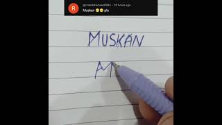 Muskan logo 🔥 how to create professional logo #viral #trending #brand #shorts