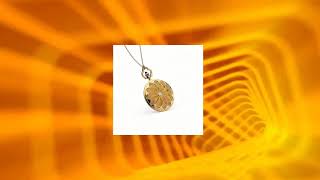 Amber necklace as a pocket watch design, made from 925 silver gold plated, Baltic geniue amber je...