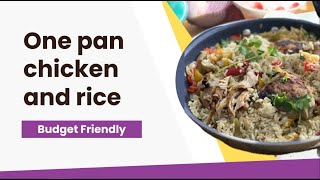 One pan chicken and rice