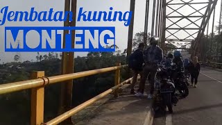 Jembatan kuning monteng lanjut ke  Darajat pass Garut