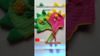 Gorro de DINOSAURIO crochet principiantes