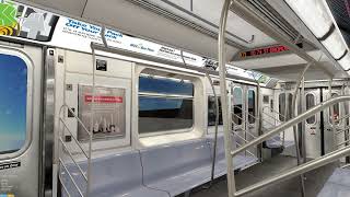 OpenBVE New: R188 (7) 74 St Bound 7 Train Working Signage & Updated Announcements