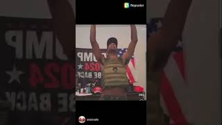 Man with Trump Flag disrespects King Von!!!😈👹💀