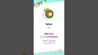 Indonesian Word of the Day 36 | Telur #shorts #learnindonesian #easyindonesian