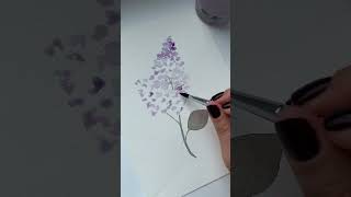 Учу рисовать цветы с нуля. Подписывайся 🌸