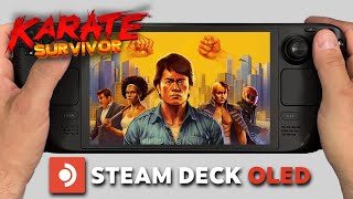 Karate Survivor | Steam Deck Oled Gameplay | Steam OS | Roguelike Kung Fu Hustle